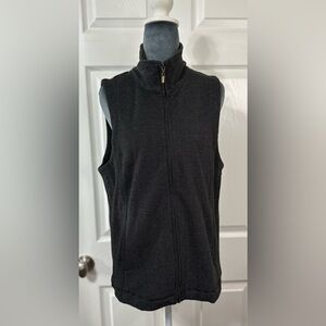 Hot Cotton Monochrome Knit Top Medal Zipper Quality Weight